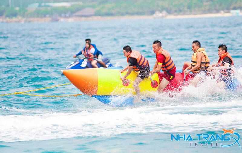Tour 3 đảo VIP Nha Trang 1 Ngày, Trọn Gói 22 chơi phao chuối tại Bãi Tranh
