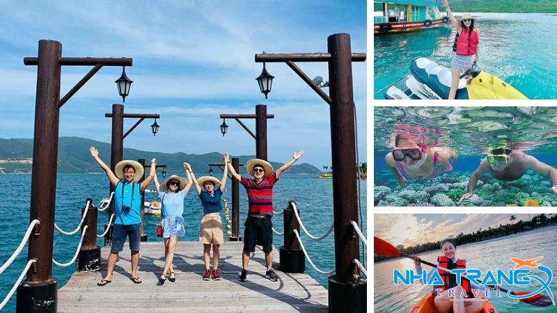 Tour 3 đảo VIP Nha Trang 1 Ngày, Trọn Gói 32 tham quan vịnh san hô