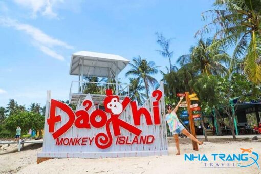 tour đảo Khỉ suối Hoa Lan Nha Trang