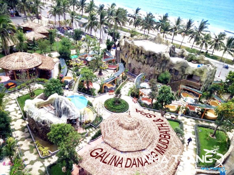 Gợi Ý 5 Địa Điểm Tắm Bùn Nha Trang Không Nên Bỏ Lỡ 40 Không gian được thiết kế kiểu sân vườn, nhiều cây xanh