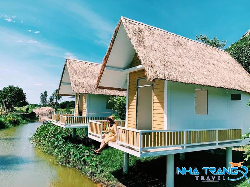 Tour Hang Rái - Vịnh Vĩnh Hy - Vườn Nho - Đồng Cừu Giá Rẻ 25 chụp hình với homestay và con kênh nhỏ