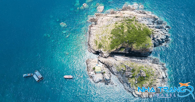 Bật Mí 20+ Địa Điểm Du Lịch Nha Trang "Gây Thương Nhớ" 31 Một thoáng Hòn Mun nhìn từ trên cao