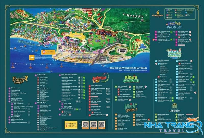 Khám Phá Bản Đồ Khu Vui Chơi Vinpearl Nha Trang Mới Nhất 13 Bản đồ Vinpearl Nha Trang mới và chi tiết nhất