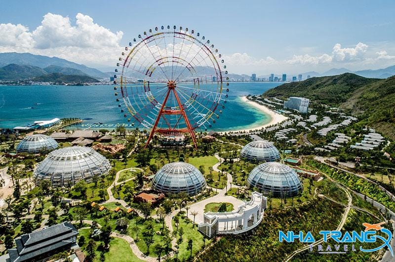 Kinh Nghiệm Khám Phá Bánh Xe Bầu Trời Vinpearl Nha Trang ( Vinpearl Sky Wheel) 12 Chiều cao của bánh xe bầu trời tương đương với toà nhà 40 tầng