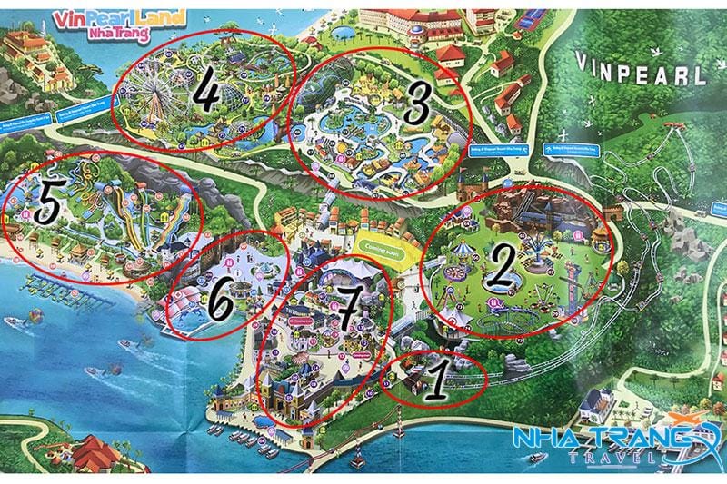 Khám Phá Bản Đồ Khu Vui Chơi Vinpearl Nha Trang Mới Nhất 15 Du khách có thể dùng bản đồ giấy hoặc bản điện tử