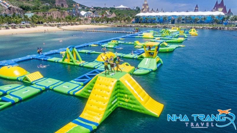 Khám Phá Bản Đồ Khu Vui Chơi Vinpearl Nha Trang Mới Nhất 19 Toàn cảnh vịnh phao nổi Vinpearl Nha Trang